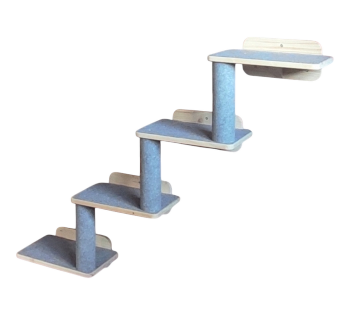 Shelf for wall ladders