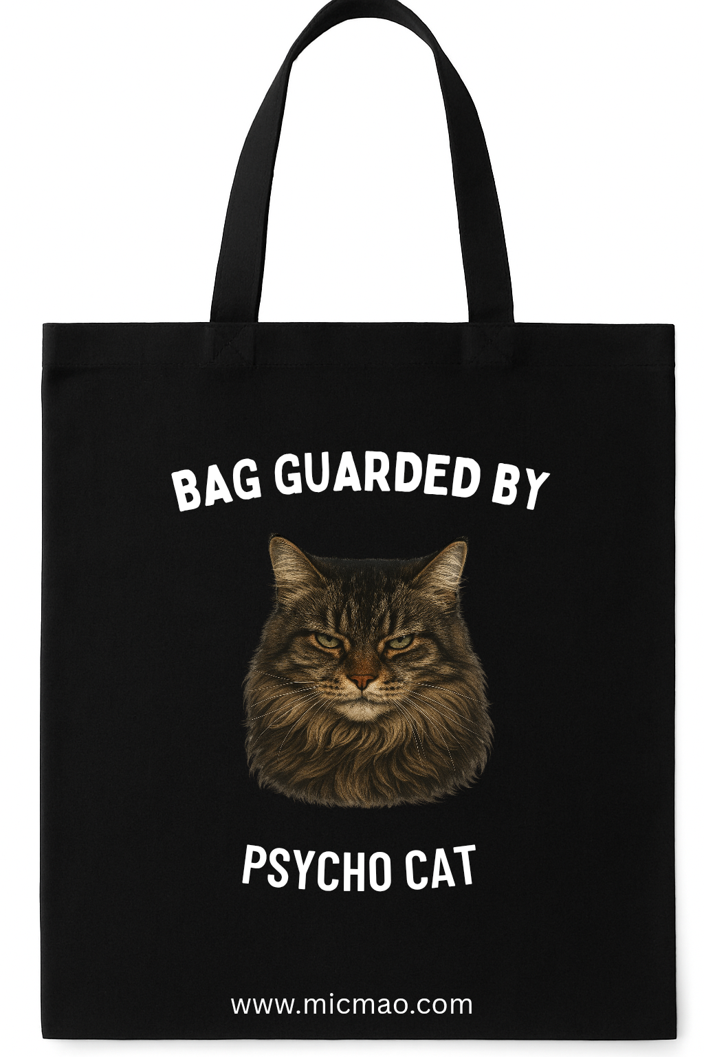 Canvas bag "Psycho Cat" by LeeLoo