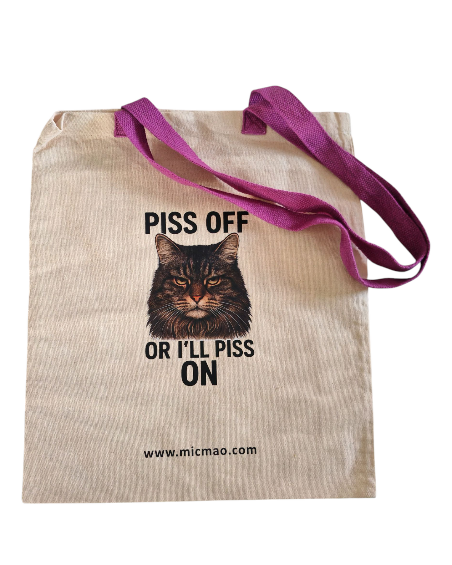 Platnena torba " Piss off" Special Purple