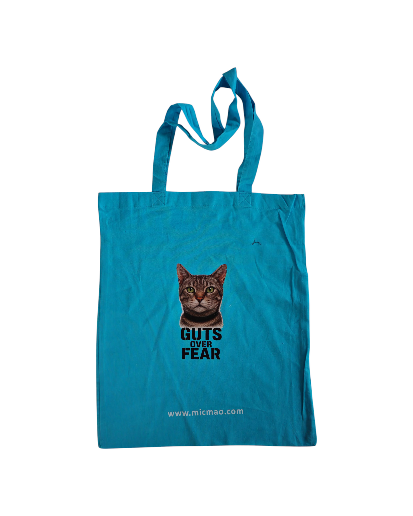 Platnena torba " Guts over fear" Classic Blue