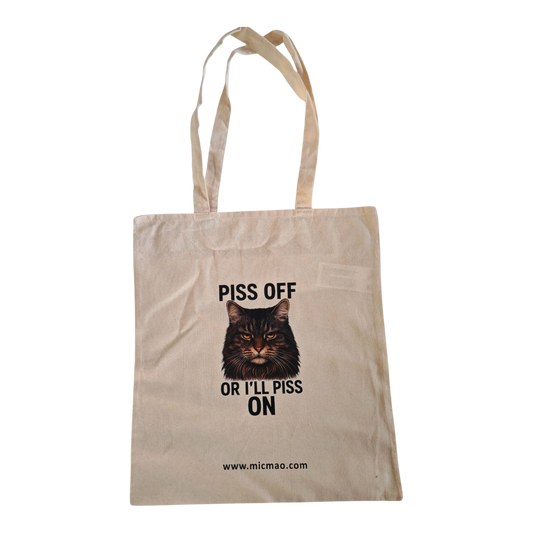 Platnena torba " Piss off" by LeeLoo