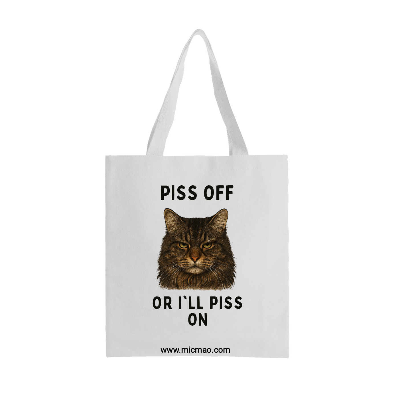 Canvas bag "Piss off" by LeeLoo