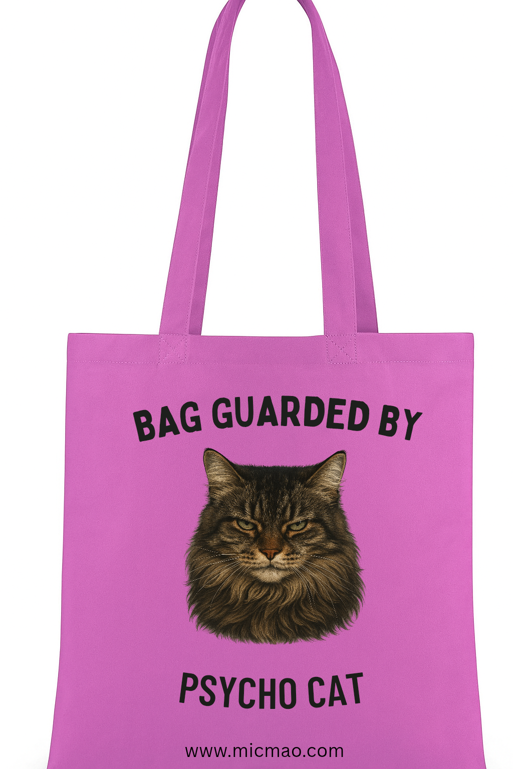 Canvas bag "Psycho Cat" by LeeLoo