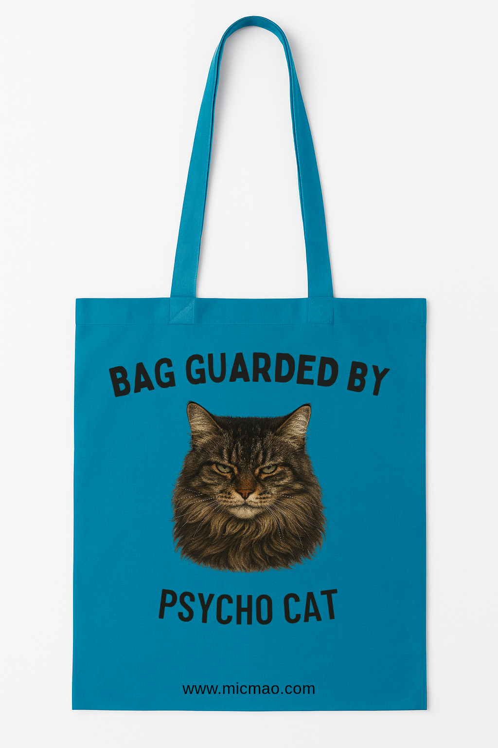 Canvas bag "Psycho Cat" by LeeLoo