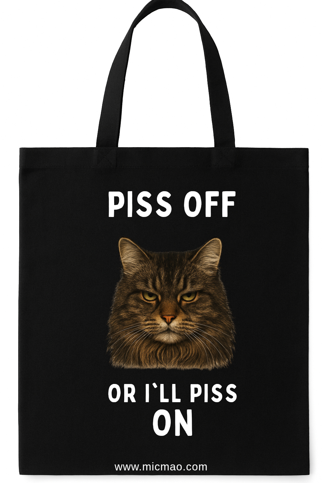Canvas bag "Piss off" by LeeLoo