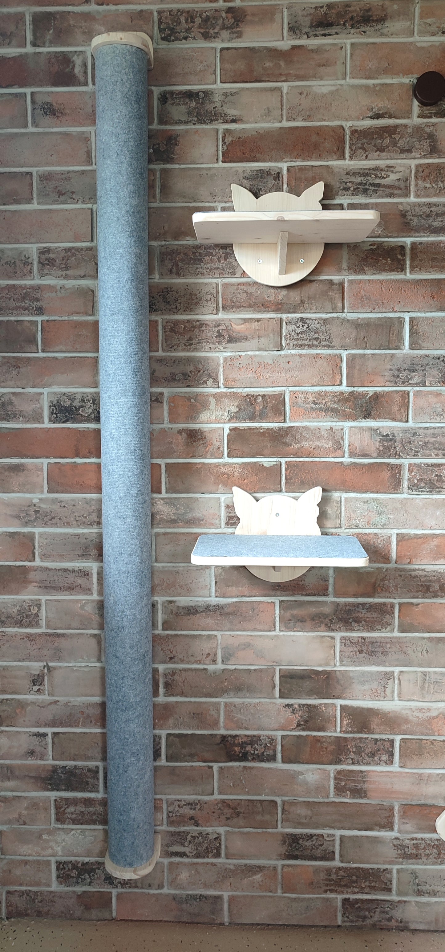Wall scratching post